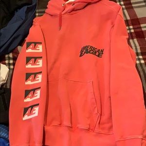 red american eagle hoodie